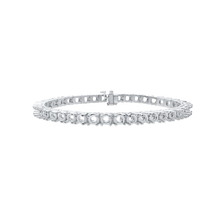 Load image into Gallery viewer, 4 Prong Round Tennis Bracelet Mounting in Platinum (.025 ct / 1.75 mm - .25 ct / 4.0 mm)
