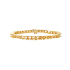 4 Prong Round Tennis Bracelet Mounting in 14K Gold (.25 ct / 4.0 mm)