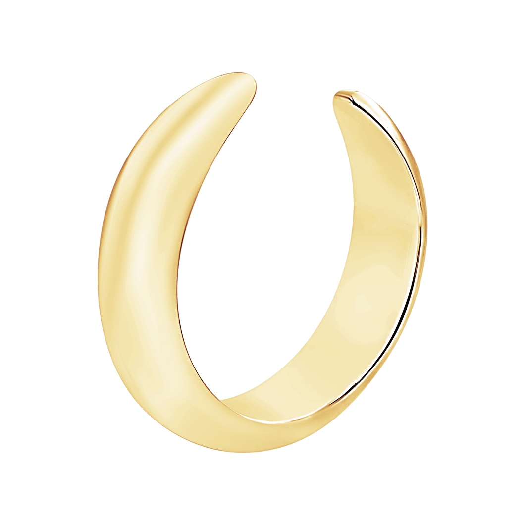 Domed Claw Ring in 14K Gold