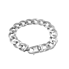 Light Curb Bracelet in Sterling Silver