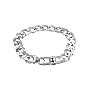 Light Curb Bracelet in Sterling Silver