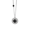 Cross in Circle Necklace in Sterling Silver (14 x 14 mm)
