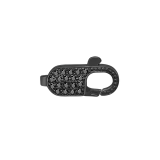 ITI NYC Lobster Locks With CZ Stones (6.3 x 16.3 mm)