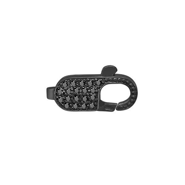 ITI NYC Lobster Locks With CZ Stones (6.3 x 16.3 mm)