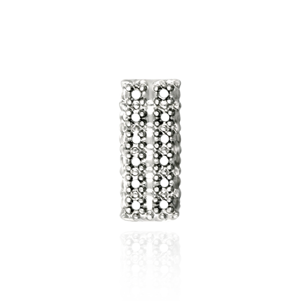 Double Strip Setting for 12 Round Stones (16.80 x 7.20 mm - 18.30 x 7.20 mm)