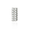 Double Strip Setting for 12 Round Stones (16.80 x 7.20 mm)