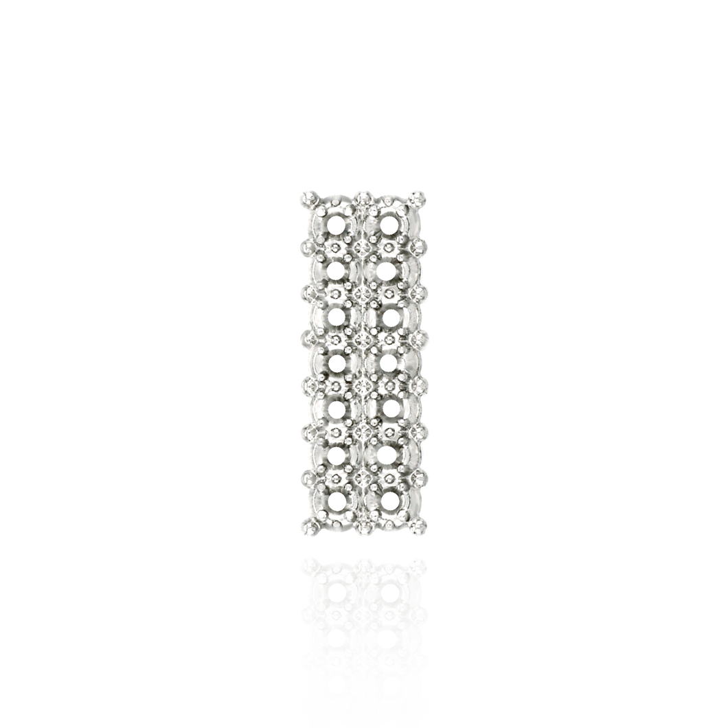 Double Strip Setting for 14 Round Stones (19.00 x 7.00 mm - 21.70 x 7.00 mm)