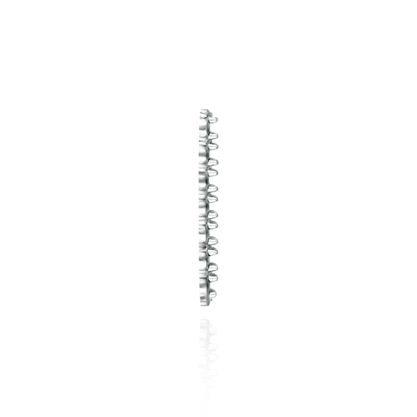 Double Strip Setting for 14 Round Stones (19.00 x 7.00 mm)