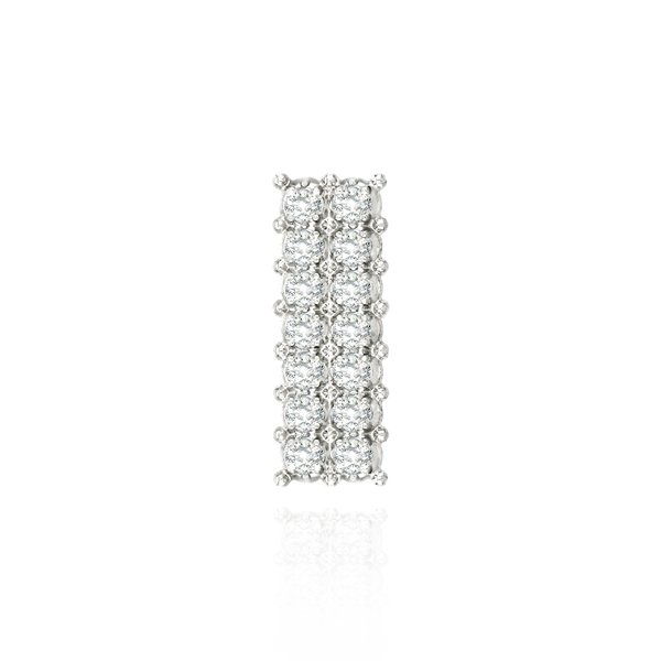 Double Strip Setting for 14 Round Stones (19.00 x 7.00 mm)