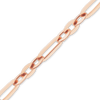 Bulk / Spooled Diamond Cut Cable Figaro Chain in 14K Rose Gold (1.60 mm)