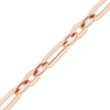 Bulk / Spooled Diamond Cut Cable Figaro Chain in 14K Rose Gold (1.60 mm)