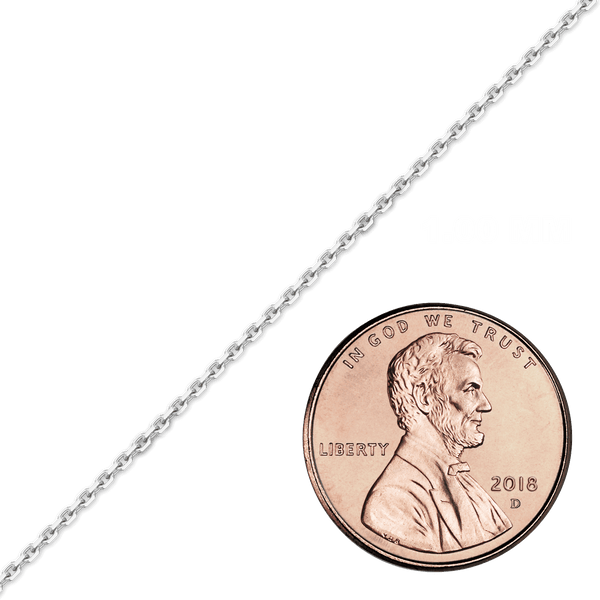 Bulk / Spooled Diamond Cut Cable Chain in Sterling Silver (0.90 mm - 8.00 mm)