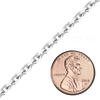 Bulk / Spooled Diamond Cut Cable Chain in Sterling Silver (0.90 mm - 8.00 mm)