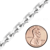 Bulk / Spooled Diamond Cut Cable Chain in Sterling Silver (0.90 mm - 8.00 mm)