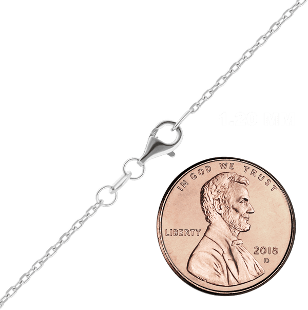 Delancey St. Diamond Cut Cable Chain Necklace in Sterling Silver