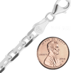 Delancey St. Diamond Cut Cable Chain Necklace in Sterling Silver