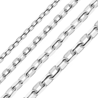 Bulk / Spooled Diamond Cut Rolo Chain in Sterling Silver (1.50 mm - 2.70 mm)