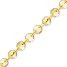 Load image into Gallery viewer, Bulk / Spooled Diamond Cut Round Bead Chain in 14K &amp; 18K Yellow Gold (1.20 mm - 1.90 mm)
