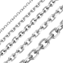 Load image into Gallery viewer, Bulk / Spooled Diamond Cut Round Cable Chain in 14K &amp; 18K White Gold (1.05 mm - 3.00 mm)
