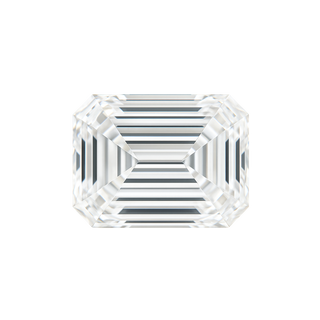 Emerald Shape Natural Diamond - April Birthstones