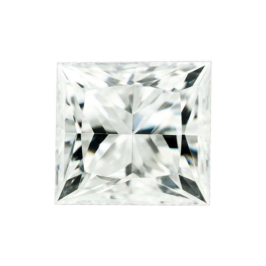 Square Natural Diamond - April Birthstones