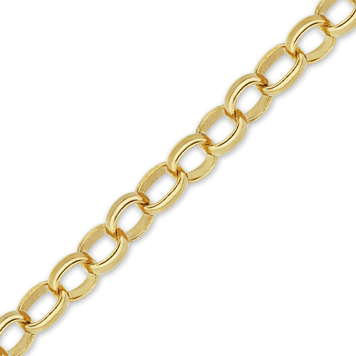 Bulk / Spooled Flat Cable Chain in 14K Gold-Filled (1.30 mm)