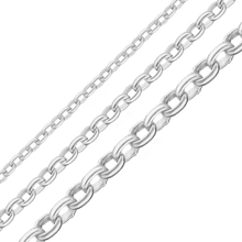 Load image into Gallery viewer, Bulk / Spooled Domed Rolo Chain in Sterling Silver (1.60 mm - 3.00 mm)
