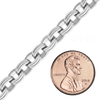 Bulk / Spooled Double Cable Chain in Sterling Silver (6.40 mm - 10.80 mm)