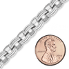 Bulk / Spooled Double Cable Chain in Sterling Silver (6.40 mm - 10.80 mm)