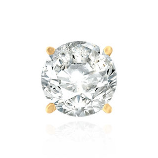 14K Gold, 18K ITI NYC Round Four Prong Martini Earrings