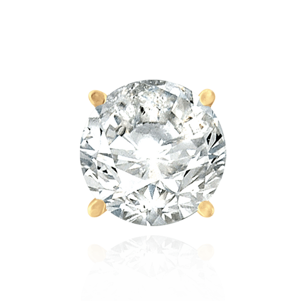 14K Gold, 18K ITI NYC Round Four Prong Martini Earrings