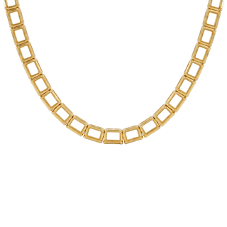 Emerald East-West 2 Prong Necklace Mounting in 14K Gold