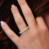 Round 4 Prong Share Base Style All Around Eternity Band (3.8mm / .20ct)