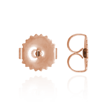 ITI NYC Friction (Push) Ear Back (7 x 7 mm) (Fits Post Size .033" - .036")