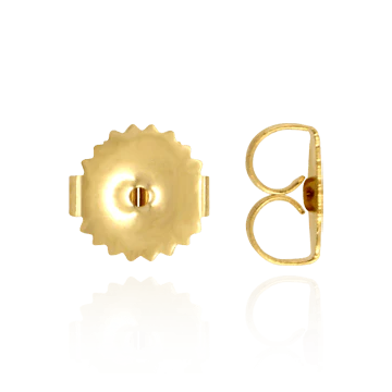 ITI NYC Friction (Push) Ear Back (7 x 7 mm) (Fits Post Size .033" - .036")