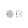 ITI NYC Heavy Friction (Push) Ear Back (4 x 4 mm - 10 x 7 mm) (Fits Post Size .030" - .036")