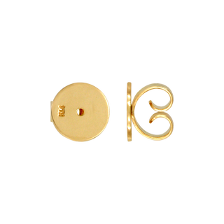 ITI NYC Heavy Friction (Push) Ear Back (4 x 4 mm - 10 x 7 mm) (Fits Post Size .030" - .036")