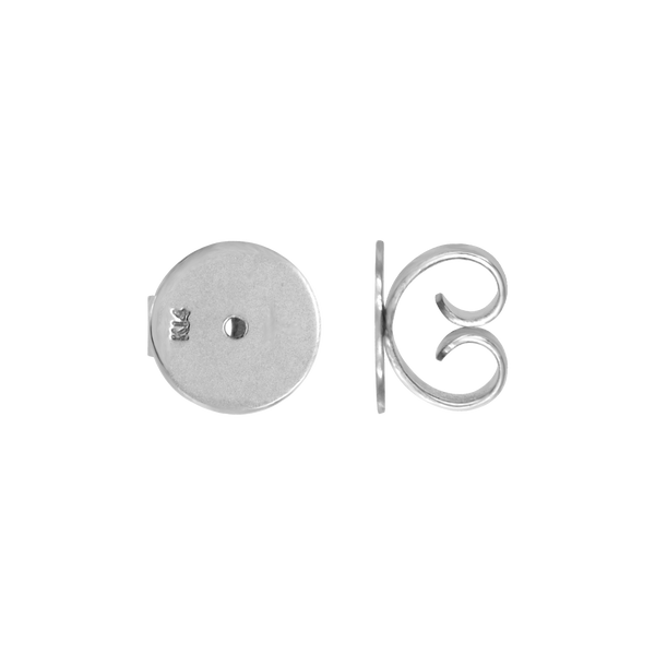 ITI NYC Light Friction (Push) Ear Back (9 x 6 mm - 10 x 7 mm) (Fits Post Size .036")