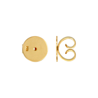 ITI NYC Light Friction (Push) Ear Back (9 x 6 mm - 10 x 7 mm) (Fits Post Size .036")