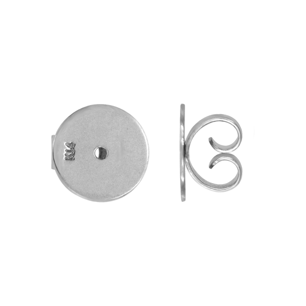 ITI NYC Light Friction (Push) Ear Back (9 x 6 mm - 10 x 7 mm) (Fits Post Size .036")