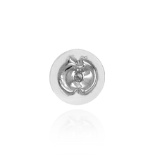 Load image into Gallery viewer, ITI NYC Silicone Heavy Friction (Push) Ear Back (6 x 4 mm) (Fits Post Size .026&quot; - .030&quot;)
