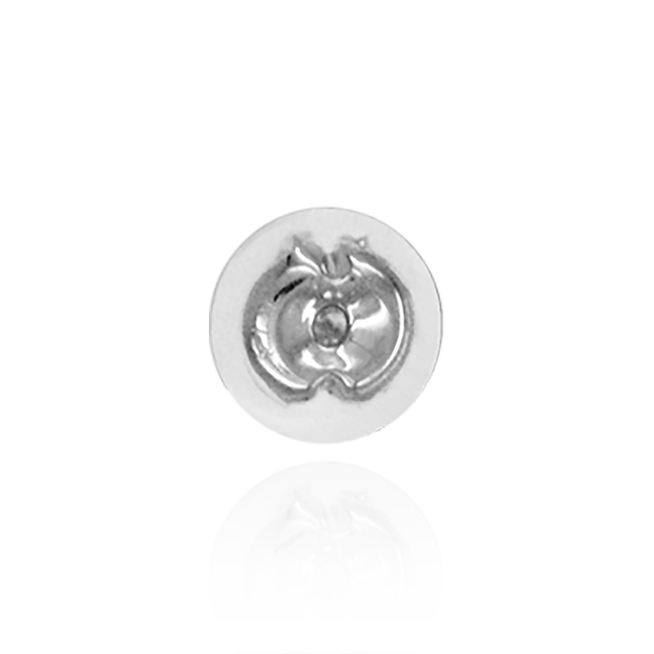 ITI NYC Silicone Heavy Friction (Push) Ear Back (6 x 4 mm) (Fits Post Size .026