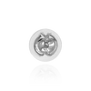 ITI NYC Silicone Heavy Friction (Push) Ear Back (6 x 4 mm) (Fits Post Size .026" - .030")