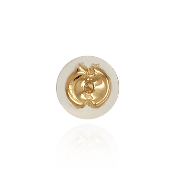 ITI NYC Silicone Heavy Friction (Push) Ear Back (6 x 4 mm) (Fits Post Size .026" - .030")