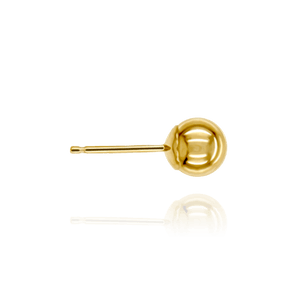 Standard Weight Ball Earring with Push Post