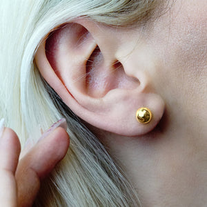 Standard Weight Ball Earring with Push Post