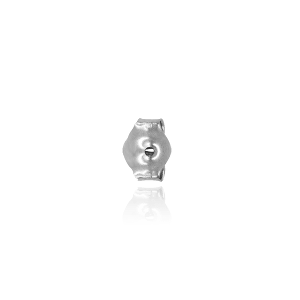 ITI NYC Medium Friction (Push) Ear Back (4 x 3 mm) (Fits Post Size .033")