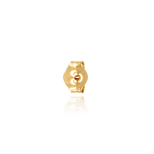 ITI NYC Medium Friction (Push) Ear Back (4 x 3 mm) (Fits Post Size .033")
