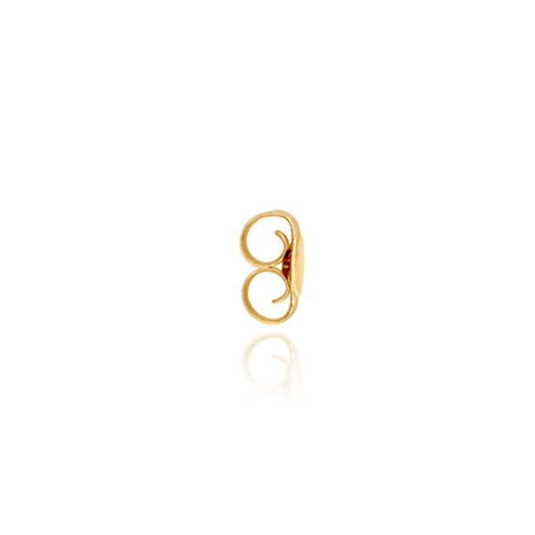 ITI NYC Medium Friction (Push) Ear Back (4 x 3 mm) (Fits Post Size .033")