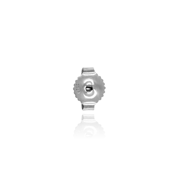 ITI NYC Medium Friction (Push) Ear Back (6 x 3 mm) (Fits Post Size .030" - .036")